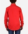 Town Team Chest Logo Long Sleeves Shirt - Red