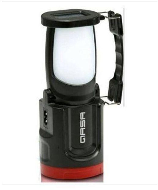 Qasa SOLID RECHARGEABLE LANTERN WITH SOLAR PANEL