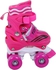 Top Gear - Roller Skates Shoes TG 9008 Adjustable for Kids - Pink- Babystore.ae