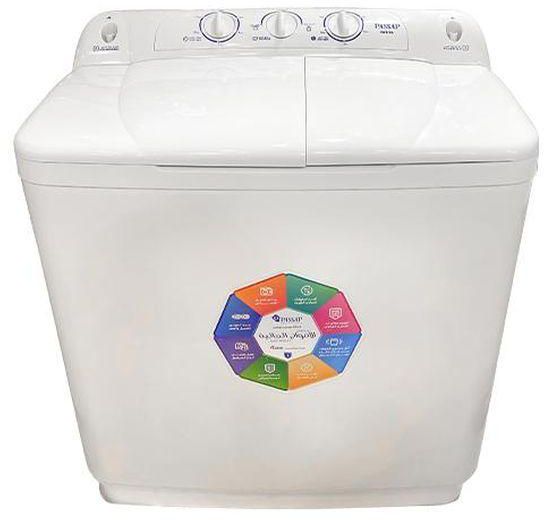 Passap WMH10AW-Half Automatic Top Loading Washing Machine - 10 Kg - White