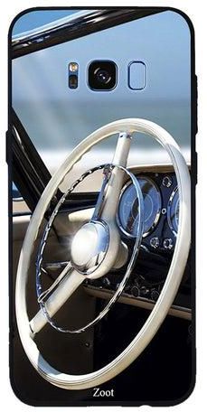 Thermoplastic Polyurethane Protective Case Cover For Samsung Galaxy S8 Plus Vintage Wheel