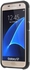 Samsung Galaxy S7 G930 - Plastic and TPU Armor Case Kickstand Cover - Grey