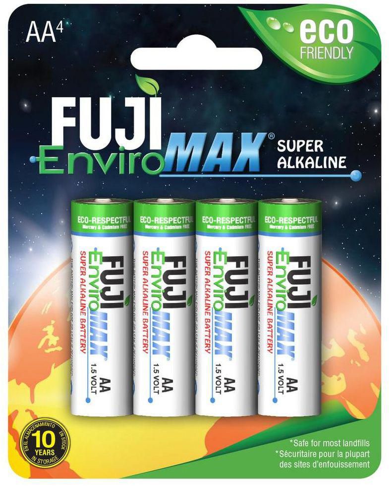 Fuji Aa4 Enviromax Alkaline Battery Pack