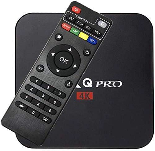 MXQ Pro Smart TV Box S, Smart 4K Tv Box, Intelligent Ultra Hd Media Player, Work With Projector, Tvs & Mobile Phones, Powered By Android 7.1, Black