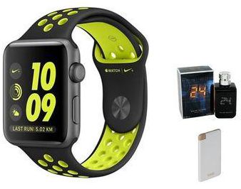 Apple Watch Nike+ Space Gray Aluminum Case with Black/Volt Nike Sport Band