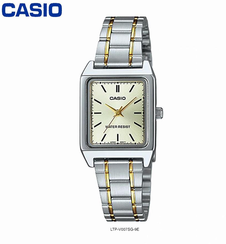 Casio LTP-V007SG Ladies Watch 100% Original & New (Silver/Gold)