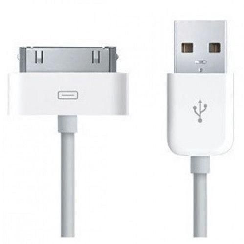 Generic USB Charger Sync Data Cable Pr iPad2 3 iPhone 4 4S 3G 3GS iPod Nano Touch White