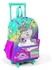 Coral High Kids Two Compartment Small Nest Squeegee Backpack - Lavender Sea Green Unicorn
