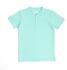 Andora Boys Basic Buttoned Henley Shirt - Mint