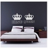 King And Queen Wall Sticker White 50x78cm