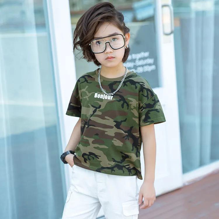 Kids T-Shirts Boy Girl Short Sleeve Tees Baby Girl Tops O-Neck Cartoon Casual Girl T Shirts Summer