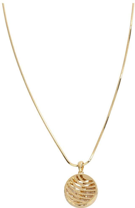 Gold Plated Necklace 0.3 Carats by She, B657-04