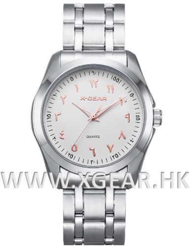 X-GEAR Casual Stainless Steel Watches for Men (Silver)