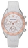 Emporio Armani Women Sport Chronograph Silicone Watch AR5938 (White)