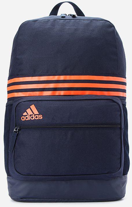 Adidas Striped Backpack - Navy Blue
