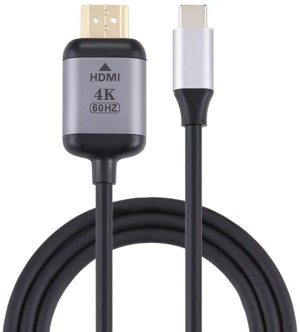 4K 60Hz Type-C Male To HDMI Male Adapter Cable, Length: 1.8m