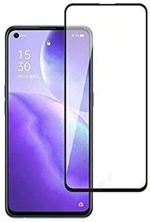 Tempered Glass Screen Protector For Oppo Reno5 Clear/Black