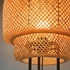 SINNERLIG Floor lamp - bamboo/handmade