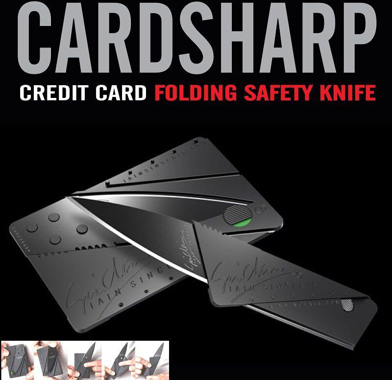 Credit Card Folding Knife Portable Outdoor Cooking Card Fruit Knife