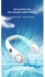 3000 mAh Battery Powered Wearable Personal Fan Bladeless Headphone Design USB Powered Desktop 78 Air Outlets 3 Speeds