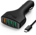 Aukey CC-T9 55.5W Qualcomm Quick Charge 3.0 4 Ports USB Car Charger