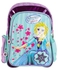 حقيبة ظهر مدرسية بطبعة عبارة Snow Queen مع مقلمة متعدد الألوان