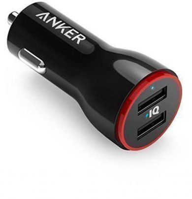 Anker PowerDrive 2 - Dual USB Car Charger - Black