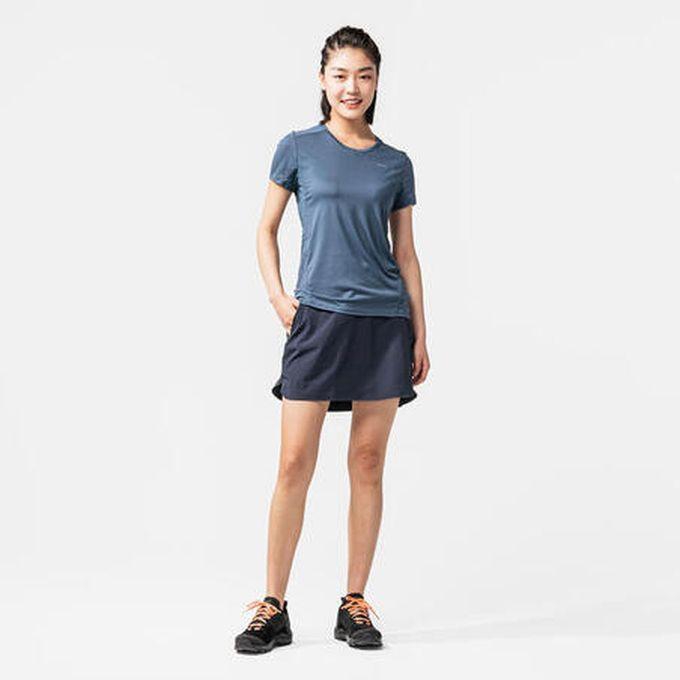 Decathlon Women’s Mountain Walking Short-sleeved T-shirt Mh100