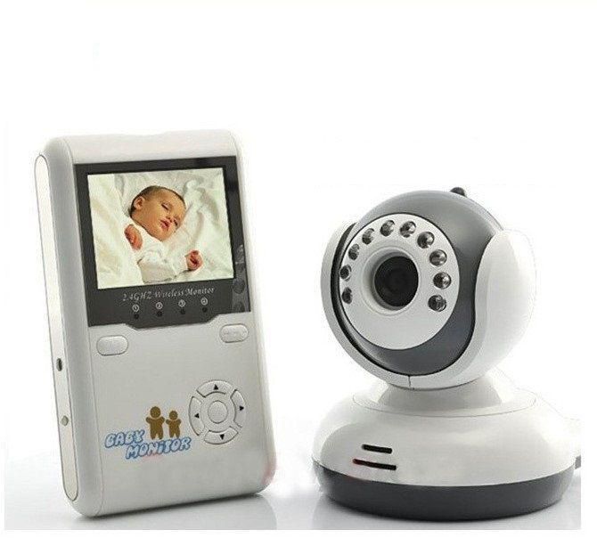 كاميرا فيديو لمراقبة الأطفال ‫‫(لاسلكي) بخاصية الرؤية الليلية وخاصية ‫‫(تكبير الصورة) ومخرج صوت وصورة
