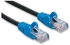 Manhattan Network Cable, Cat5e, UTP RJ45 Male / RJ45 Male, 2.0 m (7 ft.), Black w/ Blue Boot