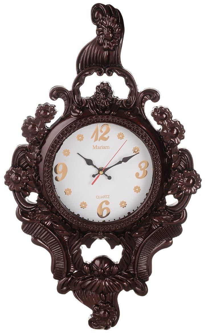Get Wall Watch, 33x56 cm - Brown with best offers | Raneen.com