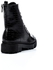 xo style Leather Half-Boot - Black