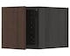 METOD Top cabinet, black/Voxtorp walnut effect, 40x40 cm - IKEA