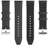 سوار ساعة بديل من جلد السيليكون مقاس 22 ملم لساعة شاومي S1 / S1 أكتيف / Mi Watch - أسود