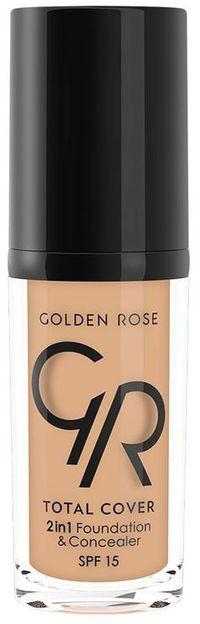 Golden Rose ‏Golden Rose Total Cover 2 In 1 Foundation & Concealer 04 Beige 30ml