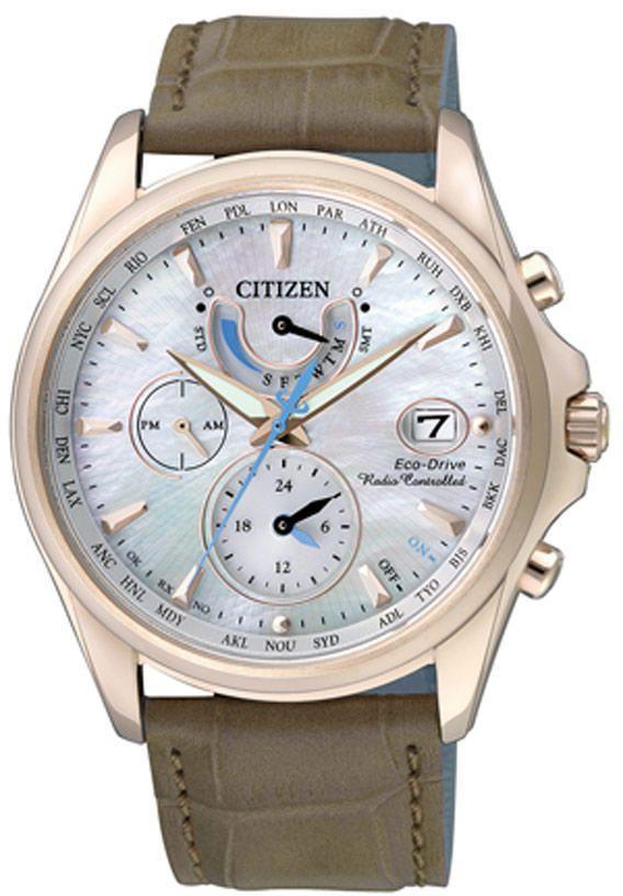 Citizen FC0017-05D Calf Leather Watch - Brown