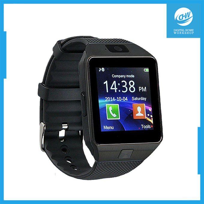 Dz09 Smart Watch Wrist With Camera - SIM Card & Memory Card Available