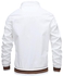 Mens Trench Coats Windbreak Blazers Lightweight Trendy Jackets - White