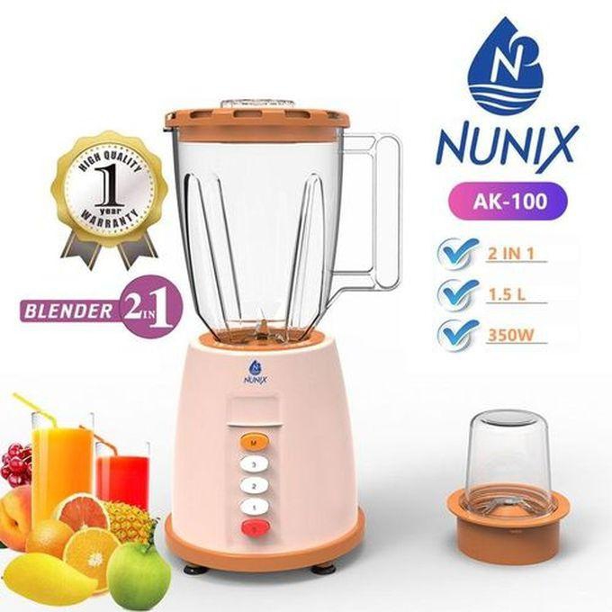 Nunix 2in1 BLENDER With Grinding Machine 1.5L