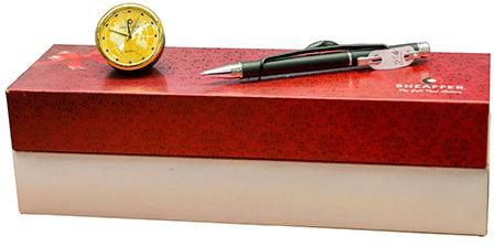 Sheaffer Ballpoint Pen With Table Clock
