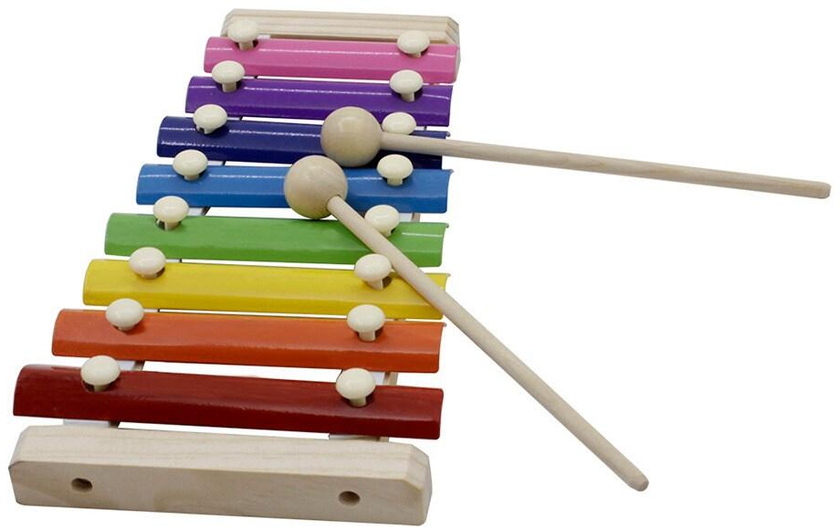 Kkmoon, 8, Note Colorful Xylophone Glockenspiel With Wooden Mallets Percussion Musical Instrument Toy Gift For Kids Children