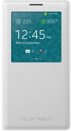 Margoun flip Cover Case For Galaxy Note3 N9000 - WHITE COLOR