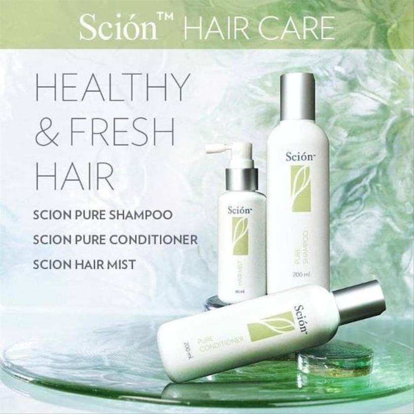 Scion Hair Care System Shampoo 200ml Conditioner 200ml Hair Mist 60ml