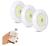 Led Light With Remote Control - Set Of 3