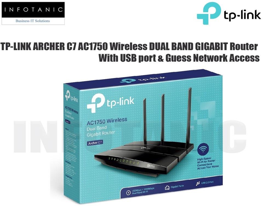 TP-LINK ARCHER C7 AC1750 Wireless Dual Band Gigabit Router