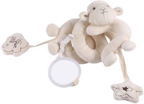 Generic Baby Lovely Sheep Bed Bells Rattle Developmental Soft Toy - Warm White Light