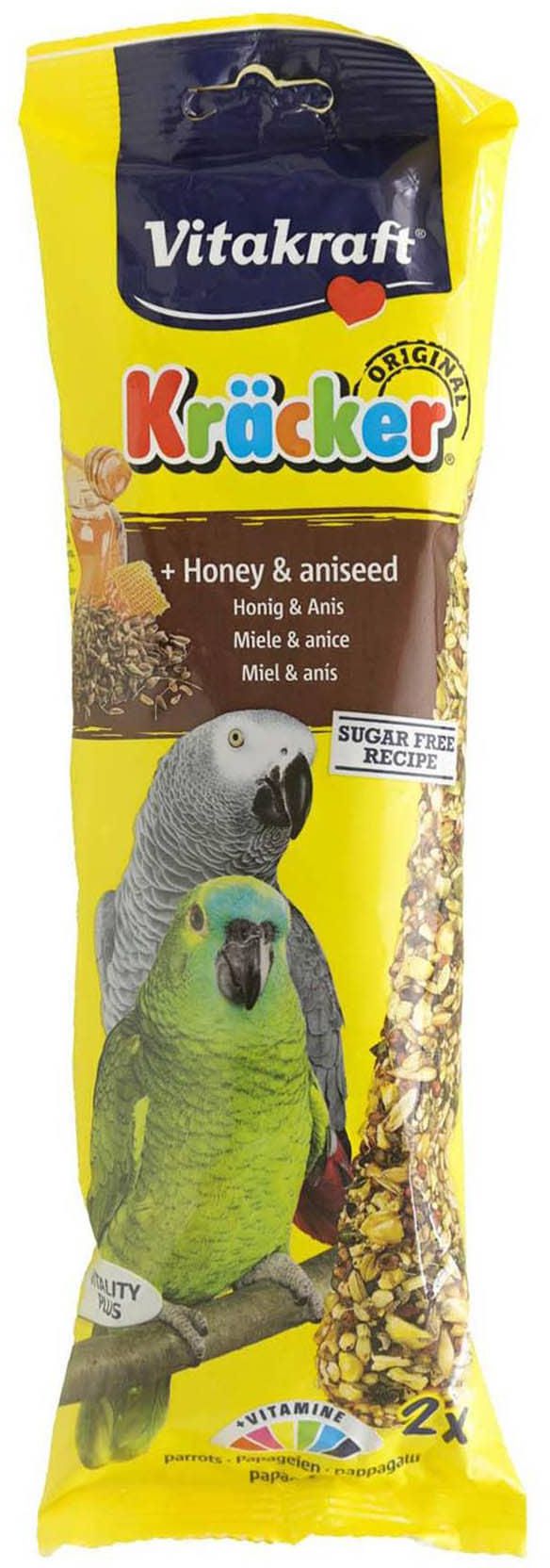 Vitakraft Kracker With Honey And Aniseed For Parrot 180g