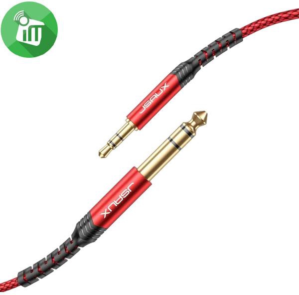 JSAUX 3.5mm to 6.35mm Stereo Audio Nylon Braided Cable (6M)