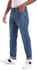 Andora Rounded Pockets Casual Straight Jeans Pants - Denim Blue