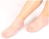 GCL Silicone Full Foot Socks, Gel Moisturizing Socks SEBS Protective Heel Anti-crack Socks Waterproof Beach Socks Helps To Remove Calluses Corns Dry Or Cracked Foot Skin (L(39-41), Skin Color)